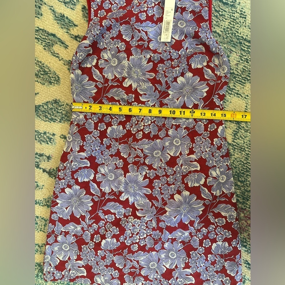 Alice + Olivia Coley Floral Mini Dress Ruby Multi size 2 - Picture 10 of 11
